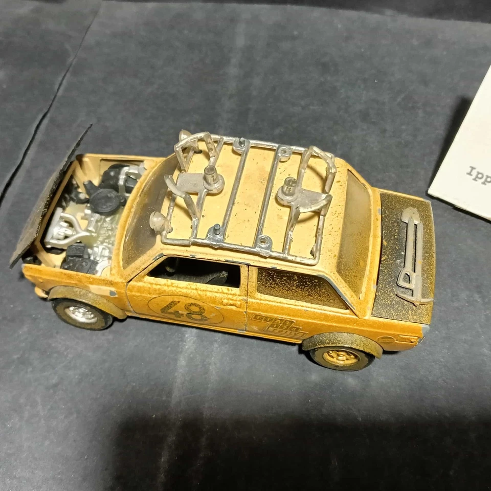 Modellino Polistil Fiat 128 Rally Safari scala 1:25 da restaurare rara - Immagine 3 di 4