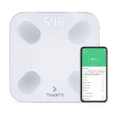 FitTrack Dara Smart BMI Digital Scale - Measure Weight and Body Fat - Most Ac...