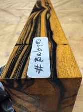 Black and white Ebony  Wood turning  blank ( 12”x 1-3/4”x 1-3/4”) ,#BWE0780