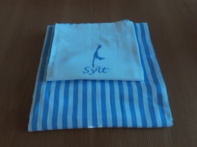 Bettwäsche mit SYLT - MOTIV  gestickt  135 X 200 cm  wie Neu
