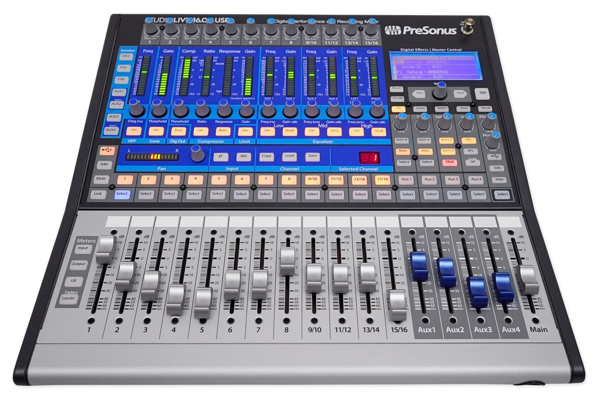 Presonus StudioLive 16.0.2 USB 16x2 Digital Mixer w/ Interface+