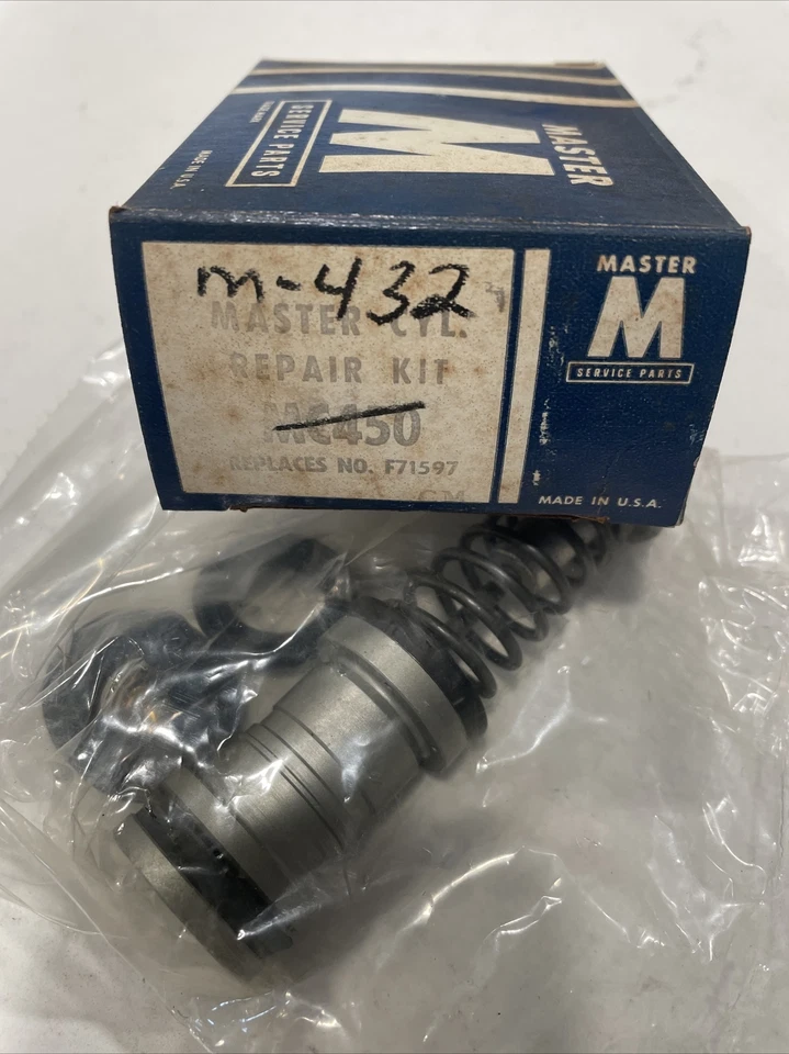 New 1969-70 Chrysler New Yorker Newport Power Brake Master Cylinder Rebuild Kit - Image 4 of 4