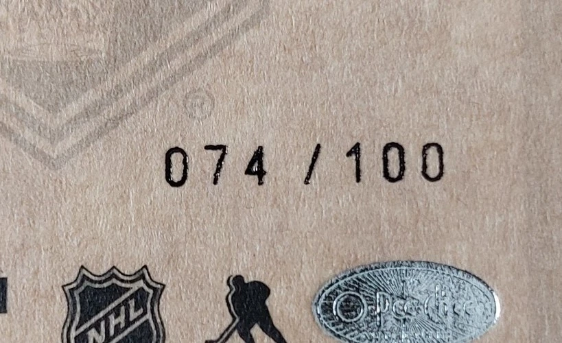 2023-24 O-Pee-Chee Matt Roy Black Parallel Card #262. 74/100. Los Angeles Kings  - Image 3 of 3