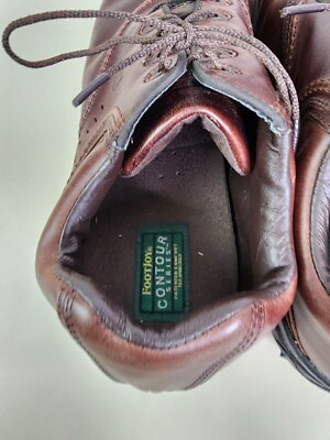 FootJoy Contour Series Men’s Brown Leather Golf LaceUp Oxfords. #54049.  11 1/2 FootJoy | Shoes | Footjoy Golf Shoes Mens 15 Brown 5449  main image 3