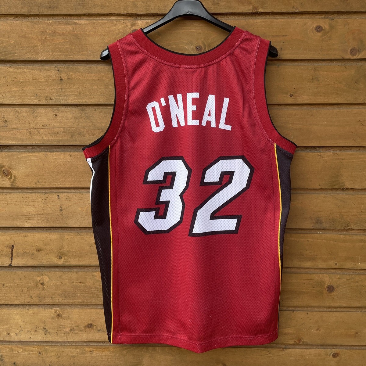 Vintage Shaquille O'Neal #32 Miami Heat Champion Jersey NBA