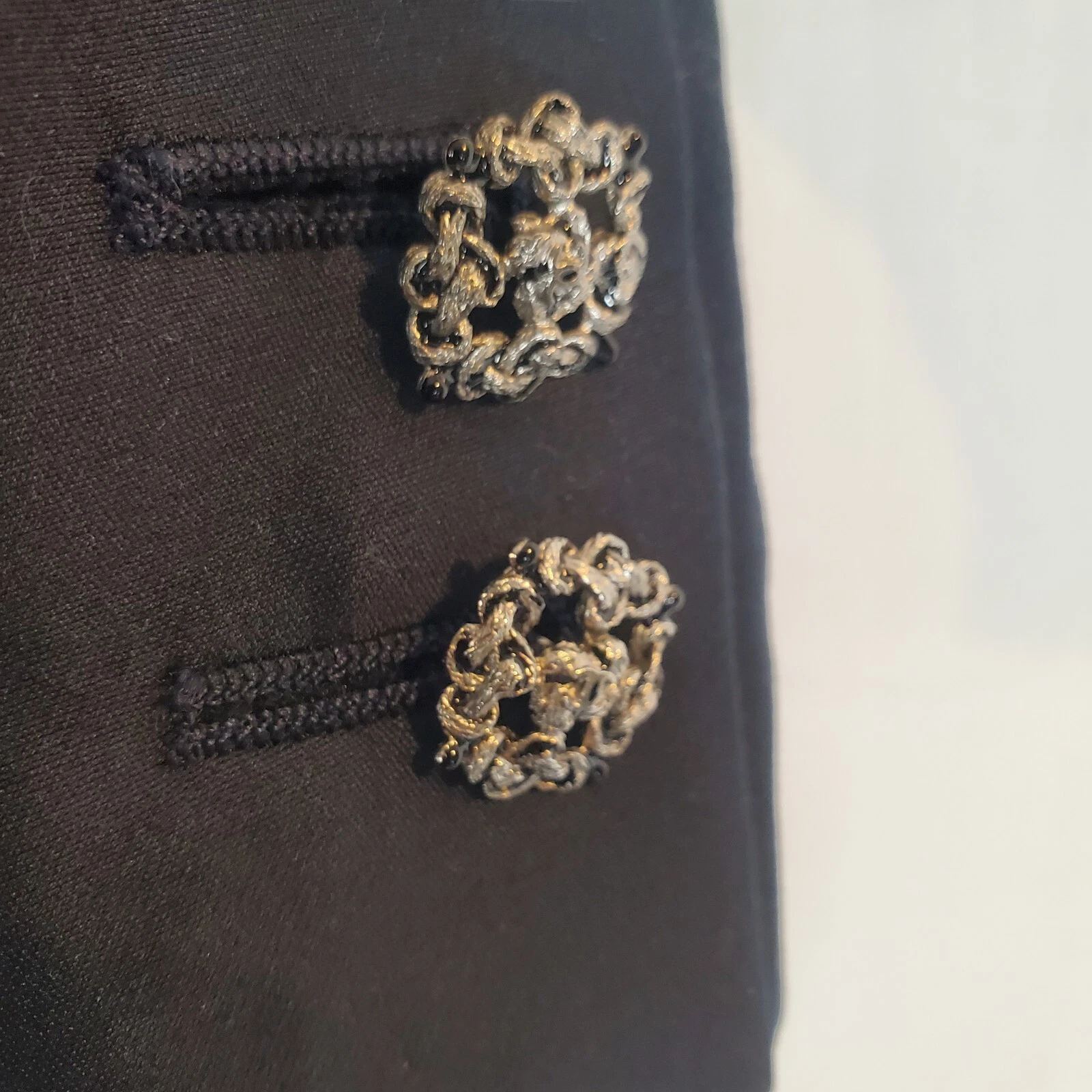 $5150 CHANEL 2014 Cruise Collection tuta donna 34 blu navy giacca logo CC usata in ottime condizioni