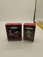 Christmas Sleigh Ride 1998 & Toymaker 2001 Hallmark Keepsake Christmas Ornament 