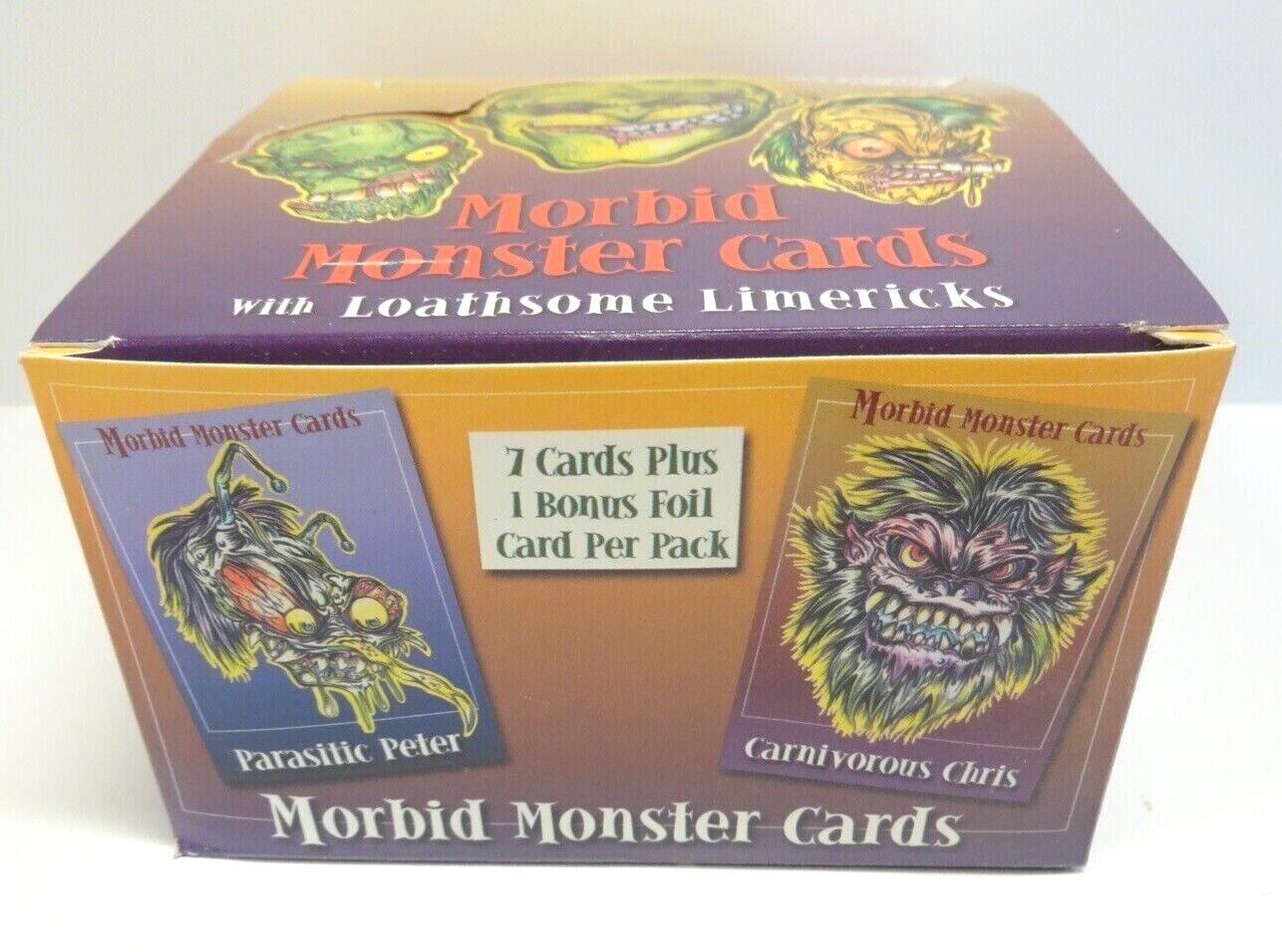 Morbid Monster Cards empty display box 1999 Nostalgicards - Picture 2 of 8