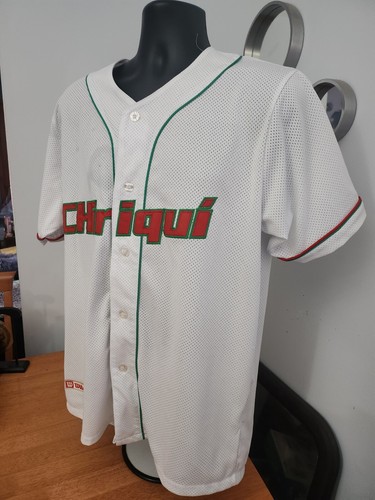 Vintage Wilson Federales De Chiriqui Panama Baseball Jersey Mens Medium White - Picture 9 of 9