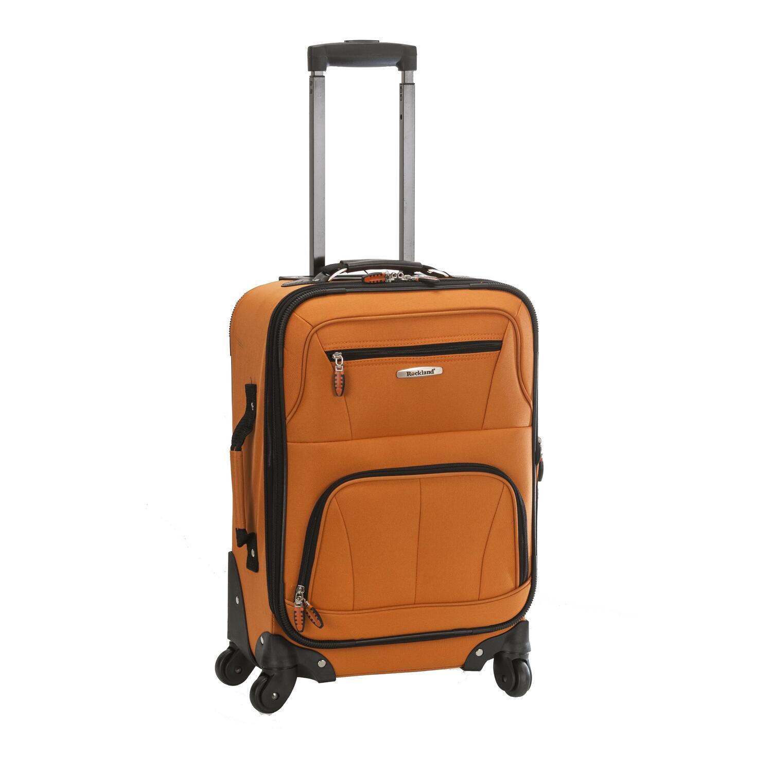 Rockland Luggage Pasadena 19" Softside Expandable Spinner Carry On