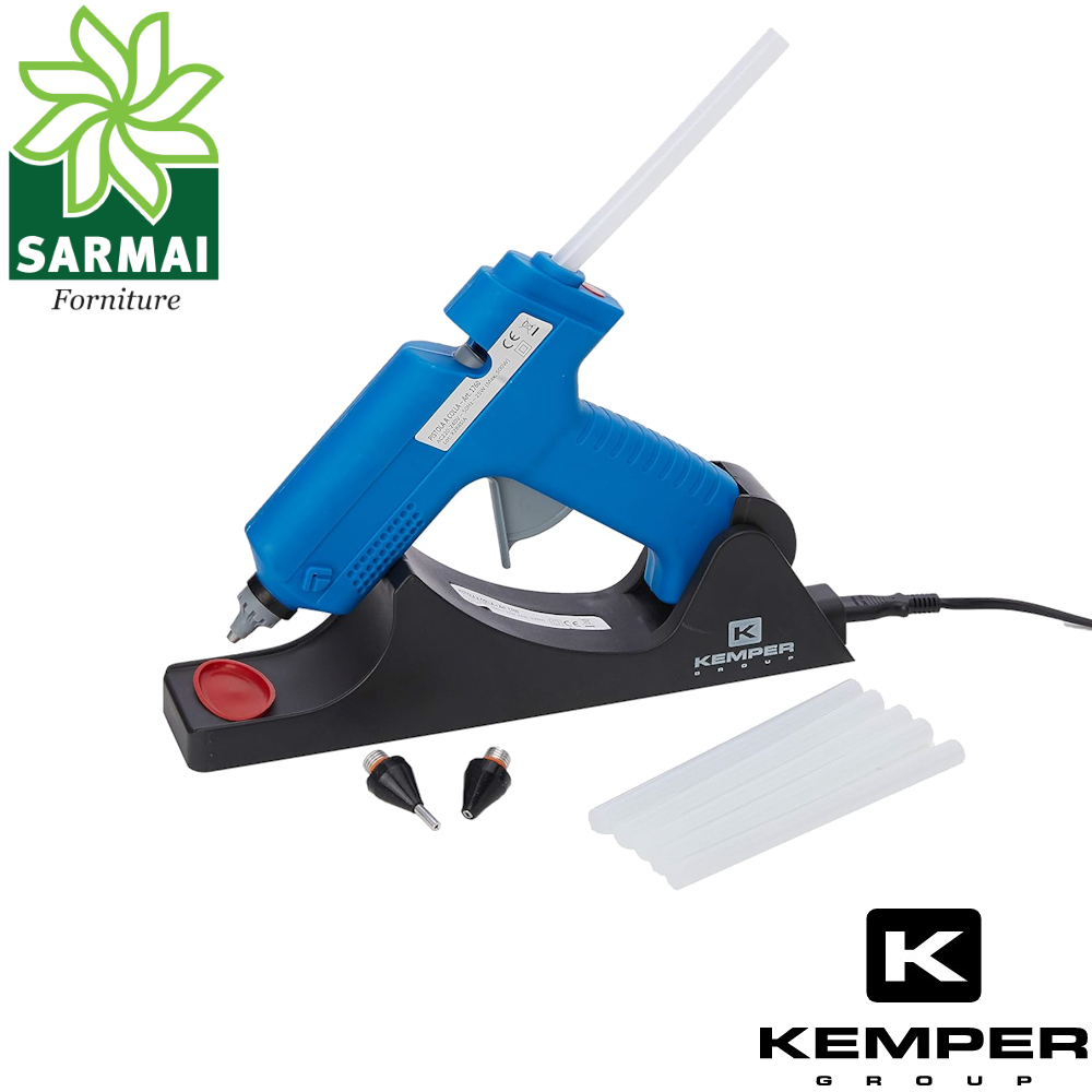 KEMPER PISTOLA ELETTRICA 25W A BATTERIA PER COLLA A CALDO BRICOLAGE WIRELESS