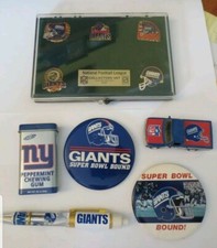 NY GIANTS FOOTBALL COLLECTABLES-SPORTS COLLECTABLES-VINTAGE COLLECTABLES-PIN SET