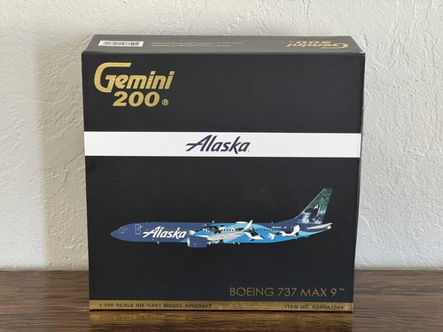 Gemini Jets 1:200 Alaska Airlines Boeing 737 MAX 9 N932AK Orca G2ASA1089