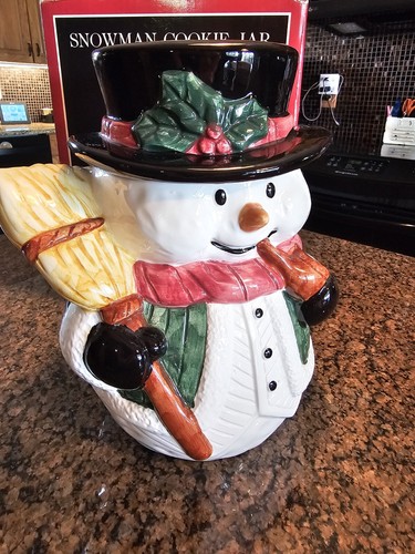Frosty the Snowman Cookie Jar New In Box Great Gift Christmas Holiday - Picture 5 of 11