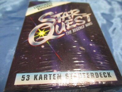 Trading Card Game , Star Quest - The Regency Wars , Limited Edition , OVP !!
