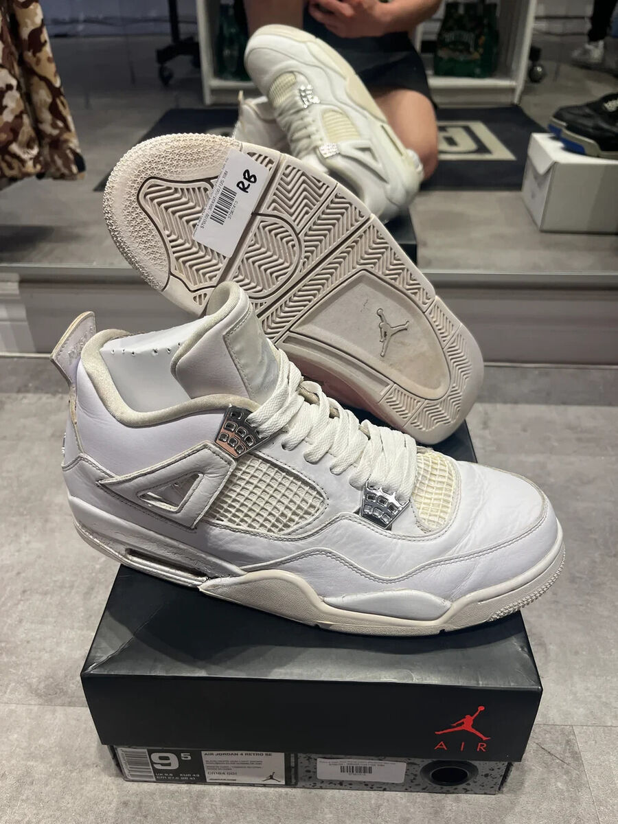 Used Jordan 4 Retro Pure Money (2017) 308497-100 Size 12 Used Jordan 4 Retro Pure Money (2017) 308497-100 Size 12