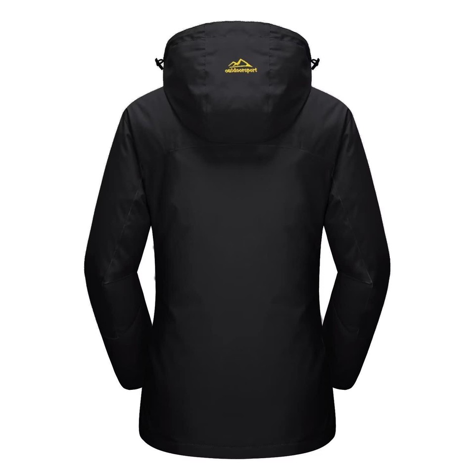 Women's Water-Resistant Fleece Ski Jacket - 4 Pocket Design for Ultimate Comfort and Convenience