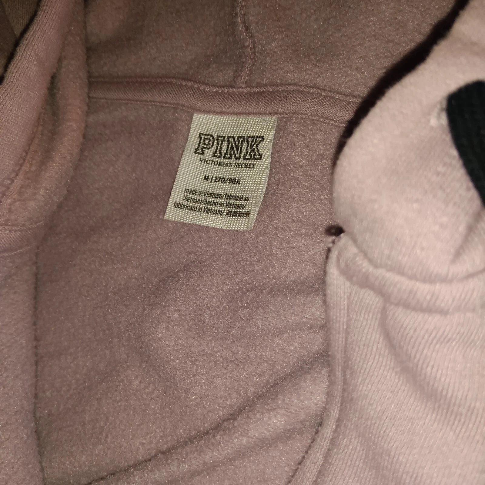 UNDERCOVER Felpa con cappuccio Victoria Secret ROSA. Taglia M