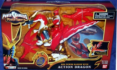 Power Rangers Mystic Force Red Ranger Action Dragon DVD