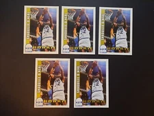 1992-93 Hoops #442 Shaquille O'Neal  rookie 5 card lot NM-MT Orlando Magic RC