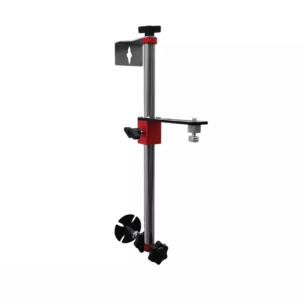 30cm Universal Laser Level Wall Mount Bracket – 360° Adjustable, Aluminum Alloy, With Scale, For All Laser Levels