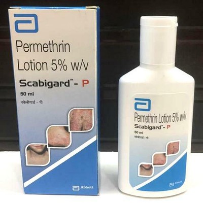 Permethrine 5 Lotion 50ml For Scabies Pubic Lice Similar Elimite