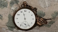 Elgin National Watch Co. Grade: 382 Pocket Watch With Chain  Clip
