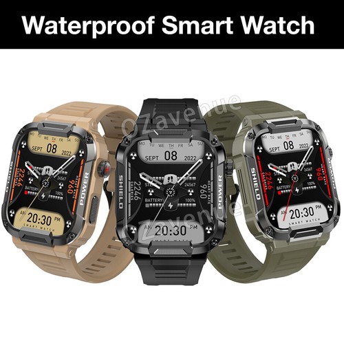2023 Smart Watch For Men/Women Waterproof Smartwatch Bluetooth iPhone Samsung - Picture 2 of 18