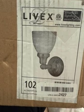 Livex Store Livex 1021-01 Transitional One Light Bath Vanity from Classic 