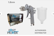 Fast Mover Tools Air Spray Gun Gravity Feed 1.8mm Tip 4001G Paint / Primer