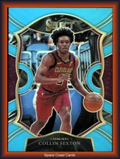 2020-21 Panini Select Concourse Light Blue Prizm /299 Collin Sexton #59