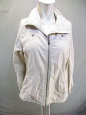 Columbia Size M Womens Cotton Blend Full Zip Stand Collar Athletic Jacket 283