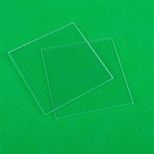 NEW 5PCS FUSED SILICA QUARTZ GLASS SHEET 37 37 1MM JGS1 DOUBLE SIDED POLISHING