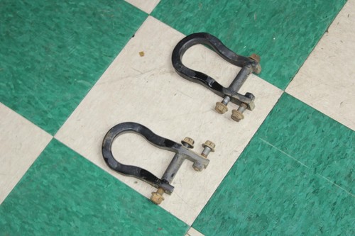 07-13 Silverado 1500 Front Bumper Pair Left LH Right RH Tow Hooks W/ Hardware OE - Picture 7 of 12