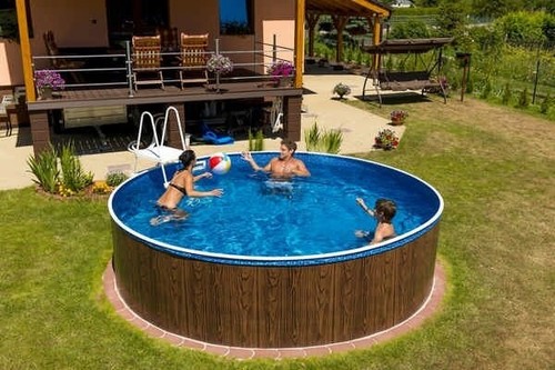 ABOVE GROUND SWIMMING POOL 15FT ROUND INGROUND - Picture 2 of 3
