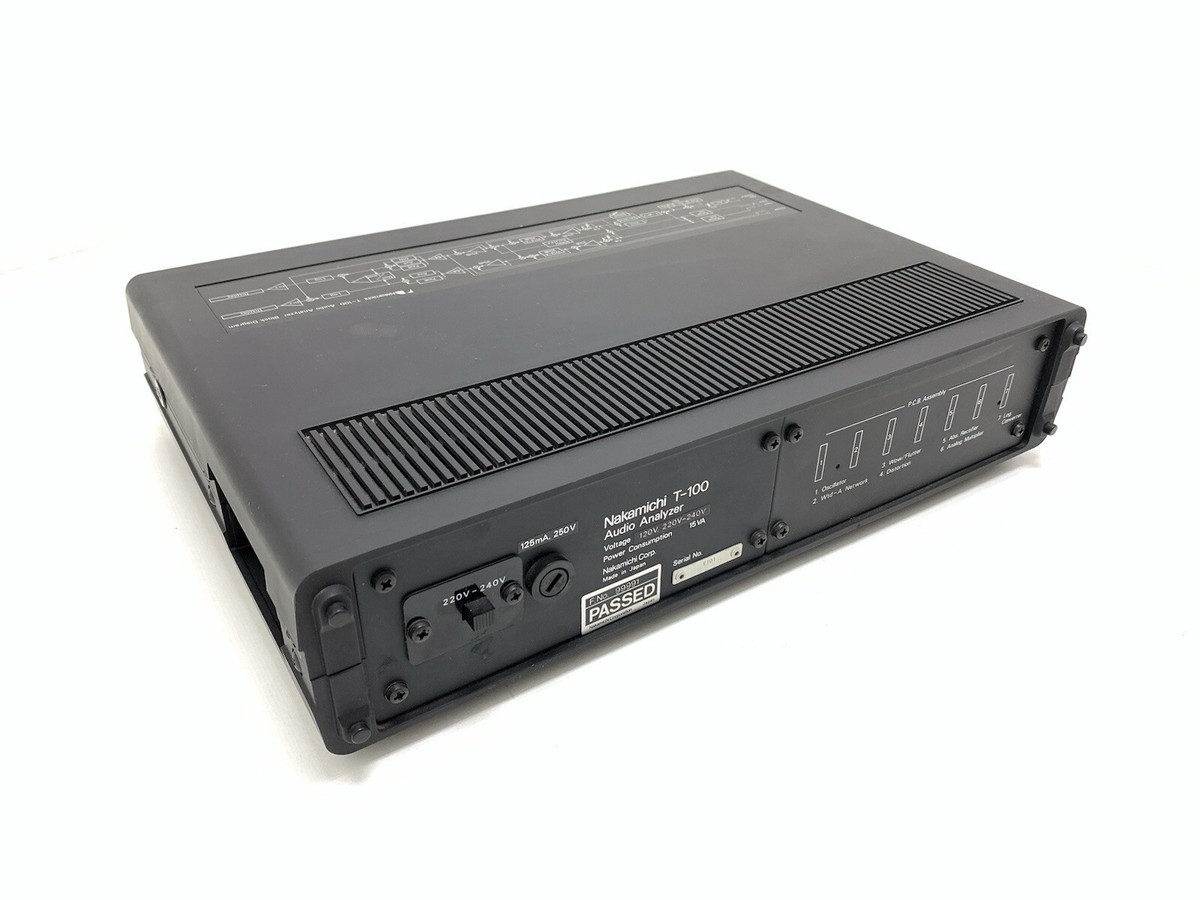 Nakamichi T 100 Professional Stereo Audio Analyser Vintage 1981