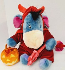 Halloween Disney Store Eeyore Devil Costume Plush Winnie Pooh Trick Or Treat 12"