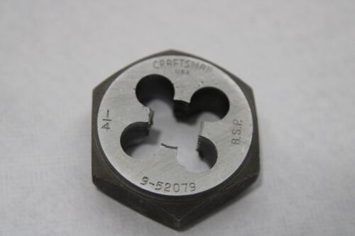 Craftsman Sears USA Kromedge ® 1-7/16" Hex Die ~ 9-52079 1/4" BSP