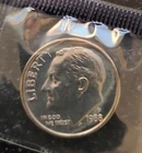 1988-P  Gem+ BU Roosevelt Dime 10c in Original Mint Cello