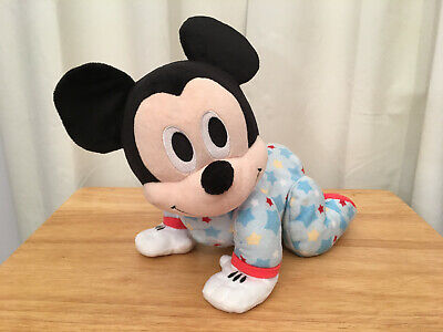 DISNEY (12125/12126) Baby Mickey Mouse Musical Crawling Plush Talking Toy 886144121265 | eBay