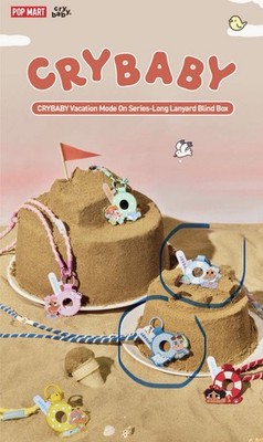 Pop Mart CRYBABY Vacation Mode On Series-Long Lanyard Confirmed Box