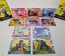 Cyberpunk Edgerunners Lot of 10 Cybercel Trading Cards 1st Edition Unscanned