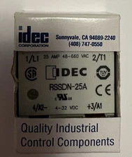 IDEC RSSDN-25A / RSSDN25A Solid State Relay NEW  Mfr. Part #: RSSDN-25A