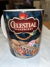 Celestial Seasonings Christmas Mug / Unique 
