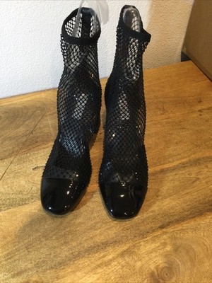 Steve Madden  Damen Boots Gr.41   Schuhe m. Netzeinsatz und Kristall Steinen...