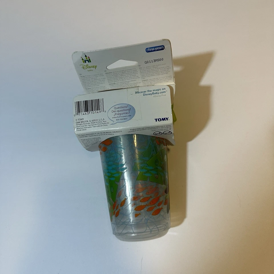 Disney Baby 1st Years Take & Toss Travel Sippy Cups Nemo And Friends New 3Pcs - Image 4 of 4