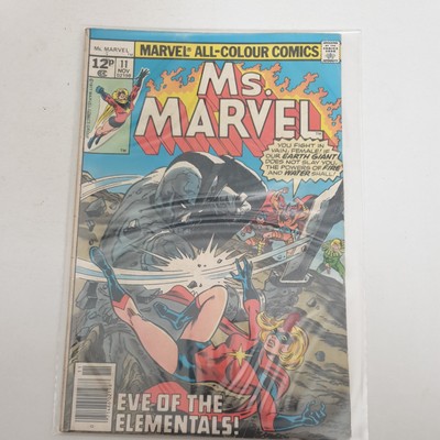 Marvel Comic Ms.Marvel #11 1977 Rare VFN Vol 1 Carol DANVERS Bronze Age Free P&P