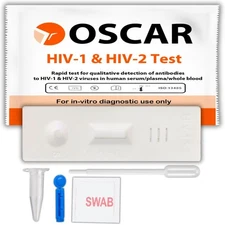 HIV1 & HIV2 Rapid Home Test Kit (Pack of 1)