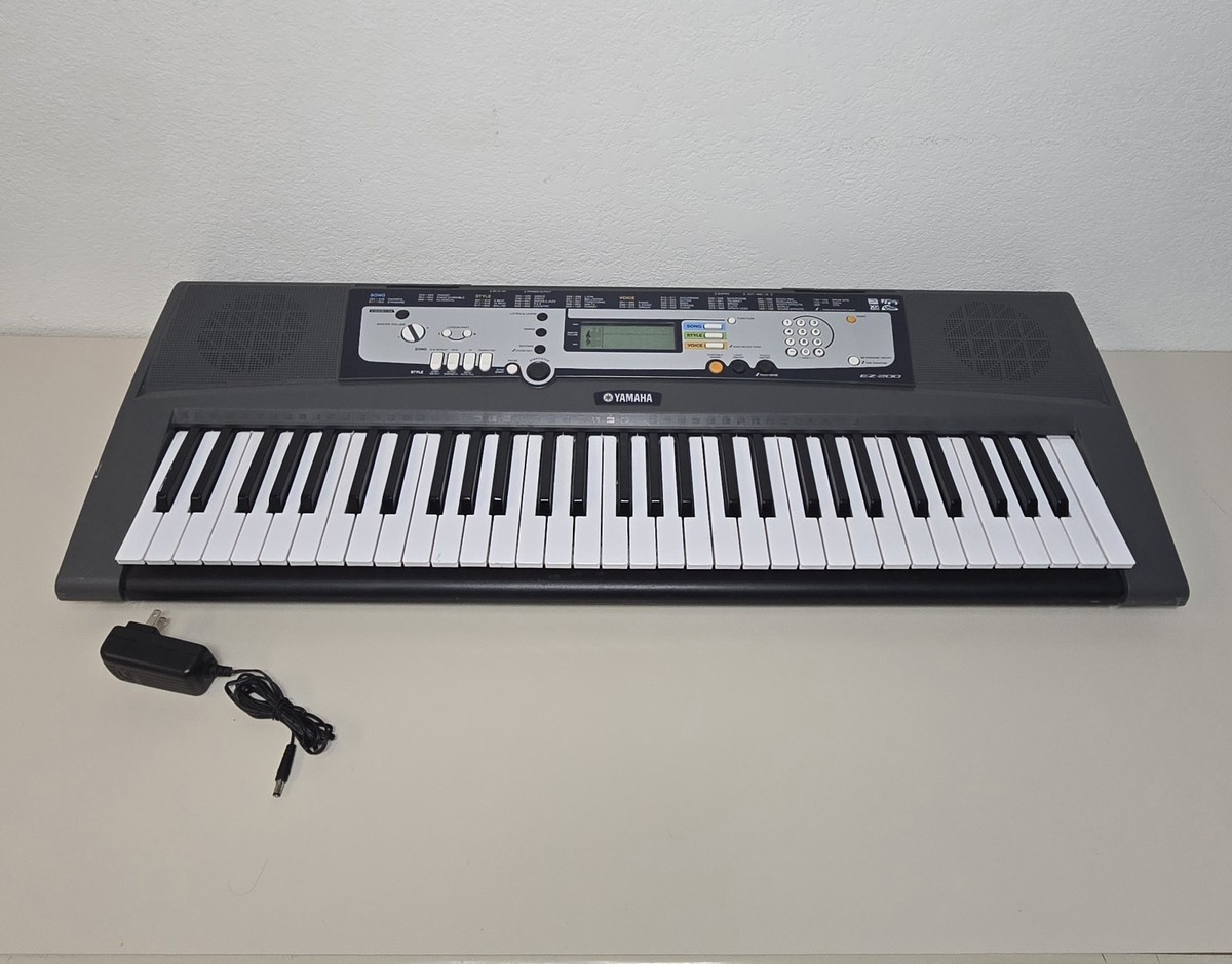 Yamaha Portatone EZ-200 61-Key Full-Size Touch Sensitive Lighted