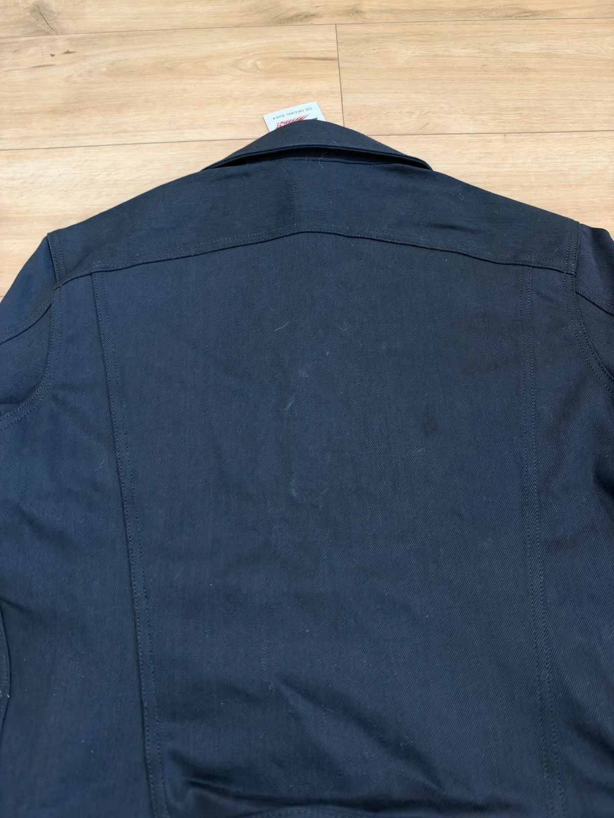 NWT Lee 101 x Indian Motorcycle Rider Jacket Black Selvedge Denim Size M image 6